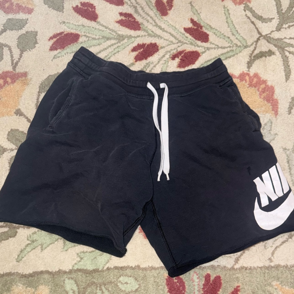 Nike Black Shorts with White Accents